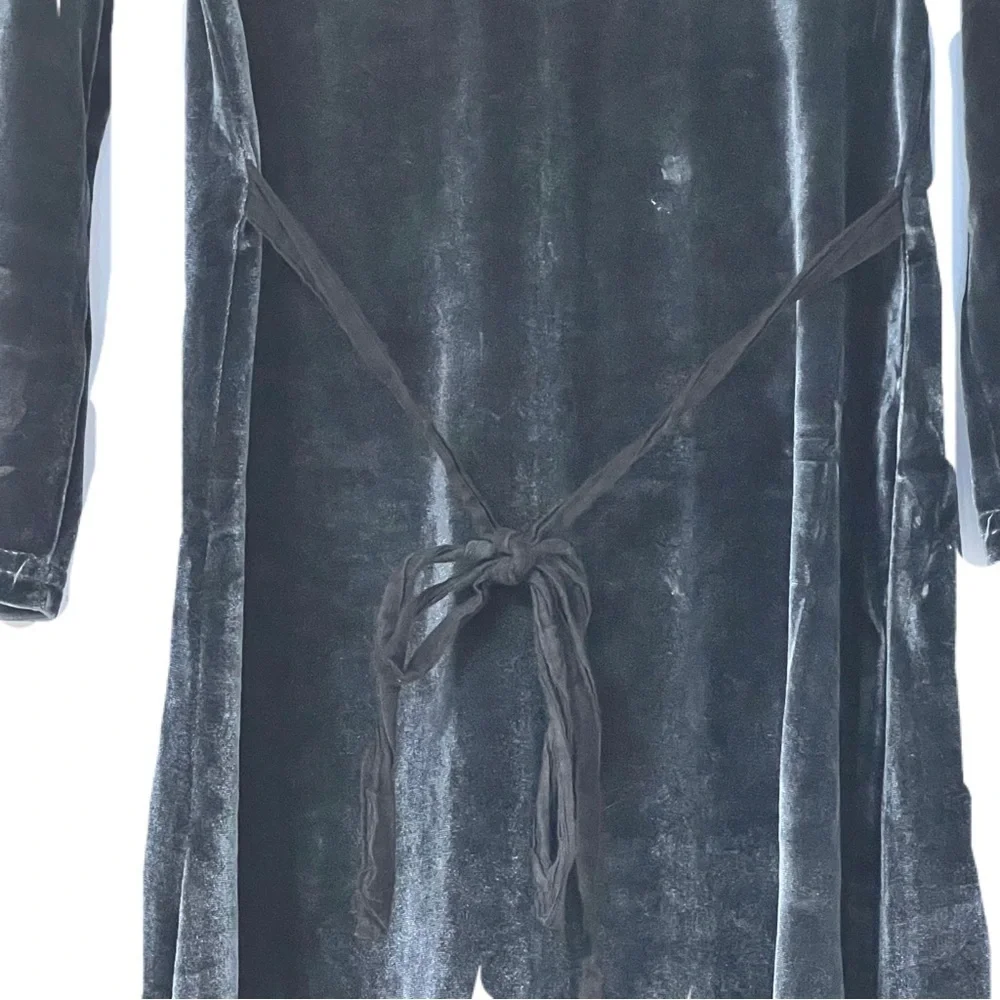 Tottini Girls Velour Long Dress Gray Size 4 - Soft, Comfortable, Any occasion
